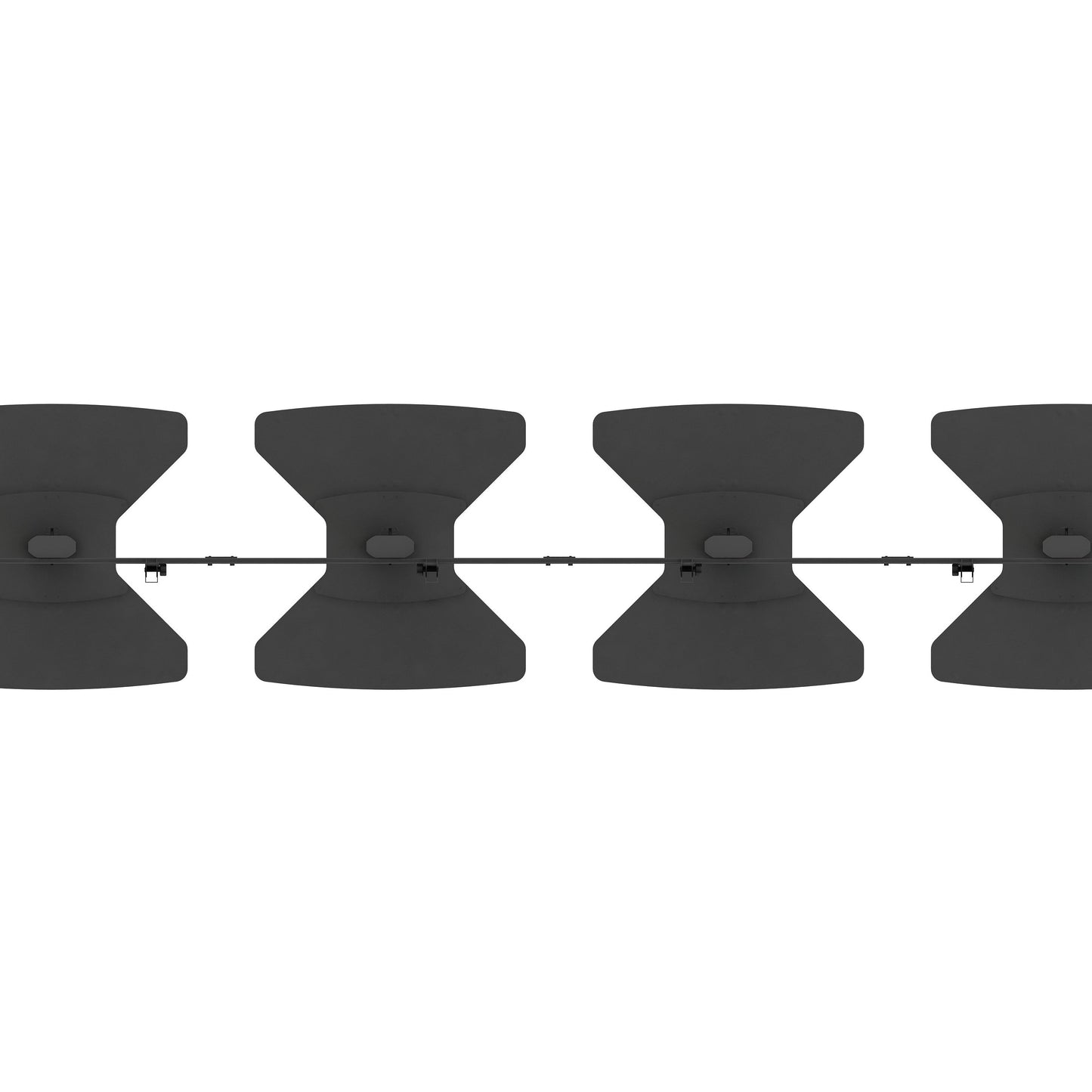 Multibrackets M Public Video Wall Stand 9-Screens 65-75" Black