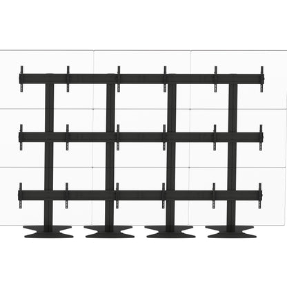 Multibrackets M Public Video Wall Stand 9-Screens 65-75" Black