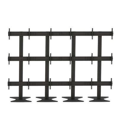 Multibrackets M Public Video Wall Stand 9-Screens 65-75" Black