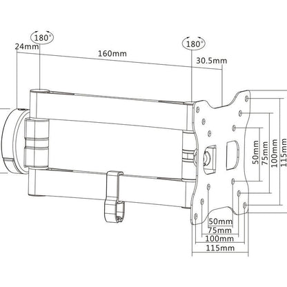 Multibrackets M VESA Full-Motion II 50 75 100