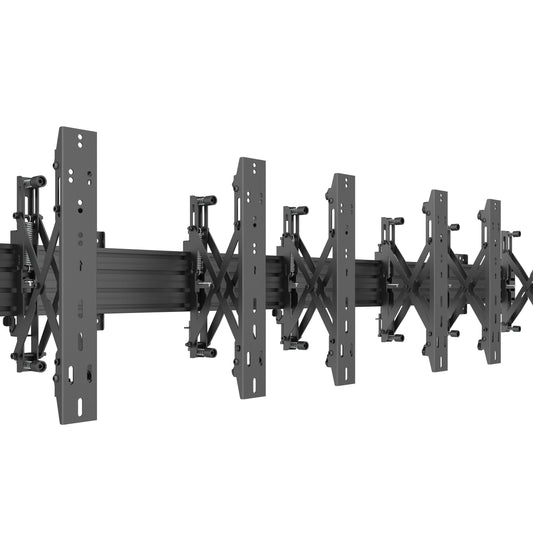 Multibrackets M Wallmount Pro MBW3x1UP Push In Pop Out Black