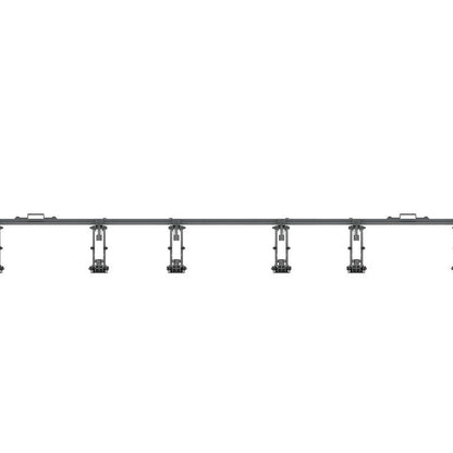 Multibrackets M Wallmount Pro MBW3x1UP Push In Pop Out Black