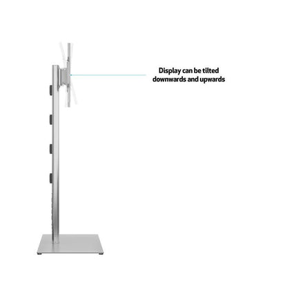 Multibrackets M Public Display Stand 180 HD Single Silver w. Floorbase