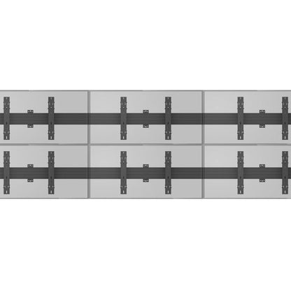 Multibrackets M Wallmount Pro MBW3x2U Push In Pop Out Black