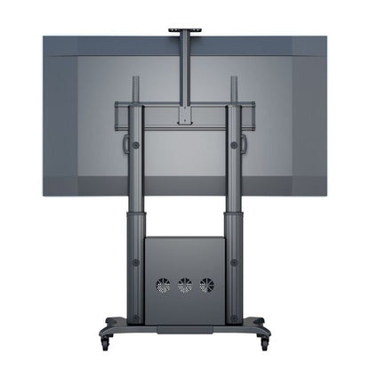 Multibrackets M Public Floorstand Dual Pillar 180 HD with AV Cabinet