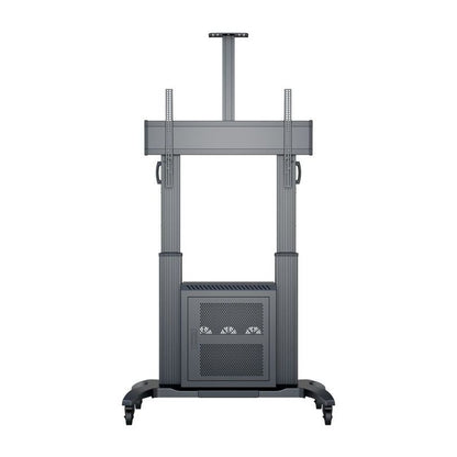 Multibrackets M Public Floorstand Dual Pillar 180 HD with AV Cabinet