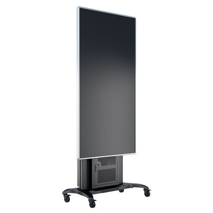 Multibrackets M Public Floorstand Dual Pillar 180 HD with AV Cabinet