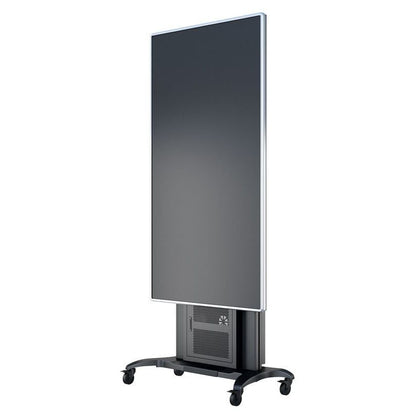 Multibrackets M Public Floorstand Dual Pillar 180 HD with AV Cabinet