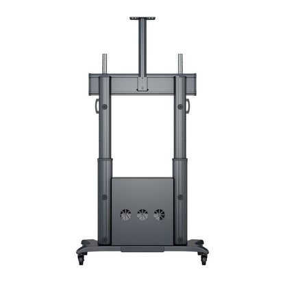 Multibrackets M Public Floorstand Dual Pillar 180 HD with AV Cabinet