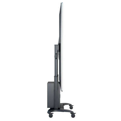 Multibrackets M Public Floorstand Dual Pillar 180 HD with AV Cabinet