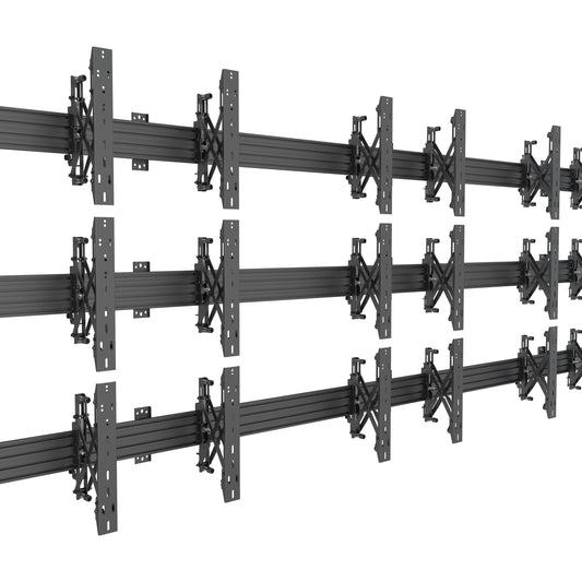 Multibrackets M Wallmount Pro MBW3x3U Push In Pop Out Black