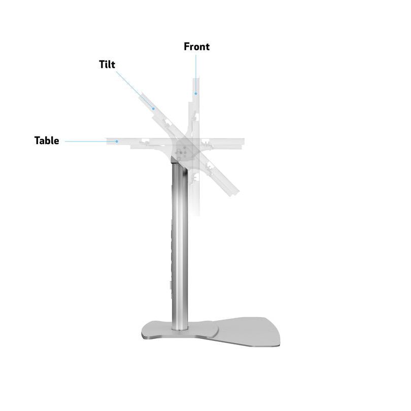 Multibrackets M Public Display Stand 110 HD Floorbase Single Silver