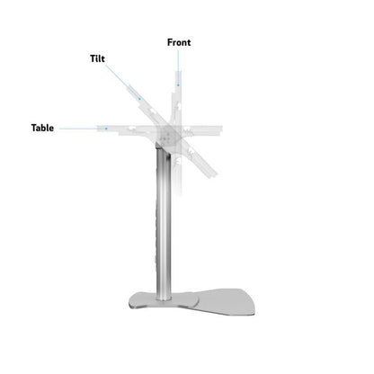 Multibrackets M Public Display Stand 110 HD Floorbase Single Silver