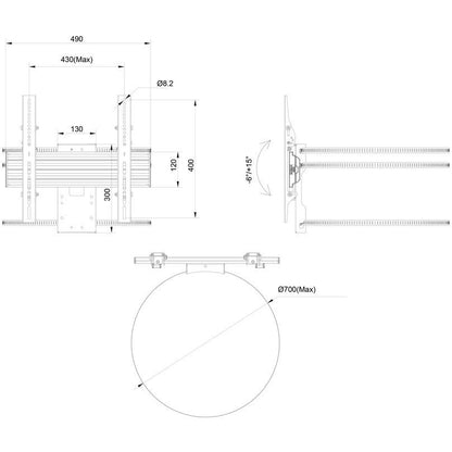 Multibrackets Pro Series - M Wallmount Column
