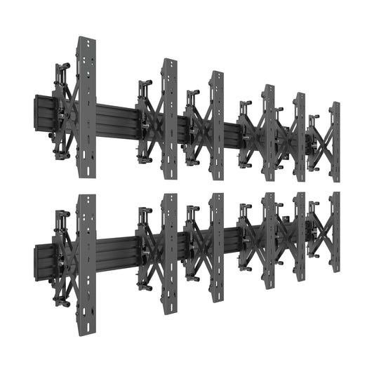 Multibrackets M Wallmount Pro MBW3x2UP Push In Pop Out Black