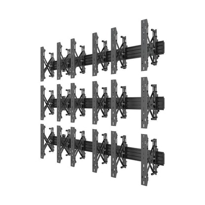 Multibrackets M Wallmount Pro MBW3x3UP Push In Pop Out Black