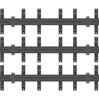 Multibrackets M Wallmount Pro MBW3x3UP Push In Pop Out Black