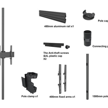 Multibrackets M Floor to Ceiling Mount Pro D-Series MBFC1UD
