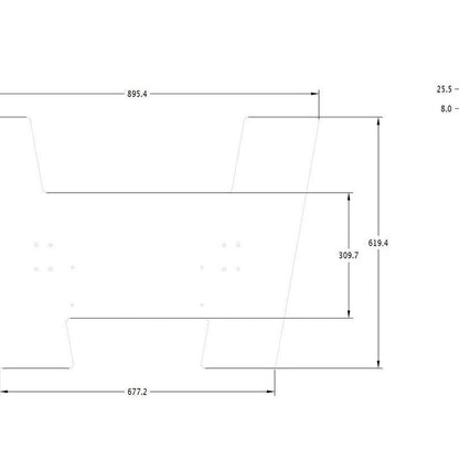 Multibrackets M Floorbase 60 & 120kg Black