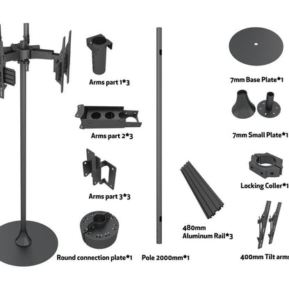 Multibrackets M Floorstand Triple Pro MBF3U