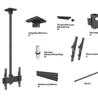 Multibrackets M Ceiling Mount Pro MBC1U VESA 400