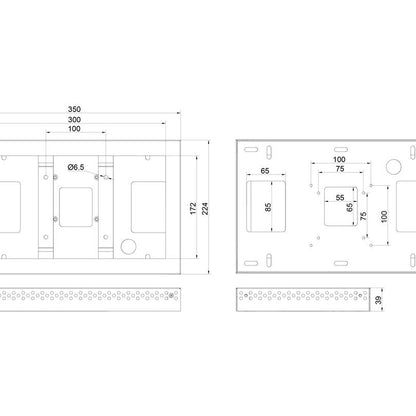 Multibrackets M Pro Series Enclosure QB13R & QB13R-T White