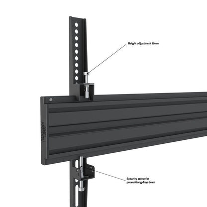 Multibrackets M Pro Series - Side by Side with brackets 90"