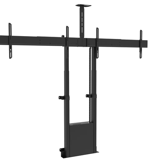 Multibrackets M Motorized Floormount Dual Screen incl cabinet & cam-shelf 120kg
