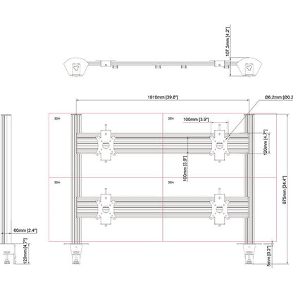 Multibrackets M Pro Series - Monitorstand Column 75cm