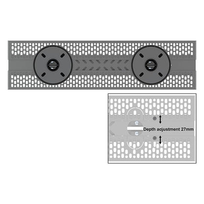 Multibrackets M Pro Series Enclosure Floor to Ceiling Mount B2B 55" Medium Black