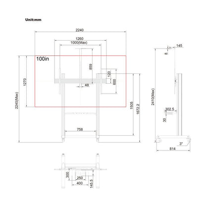 Multibrackets M Floorstand Pro MBF1U 150