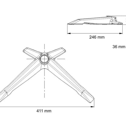 Multibrackets M Desktopmount Single / Dual / Triple Stand Table Stand