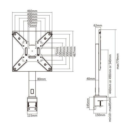 Multibrackets M Deskmount XL White