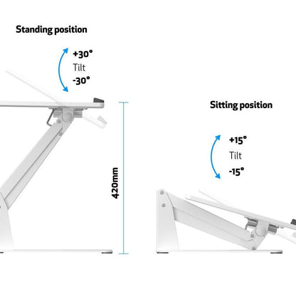 Multibrackets M Laptop Workstation White