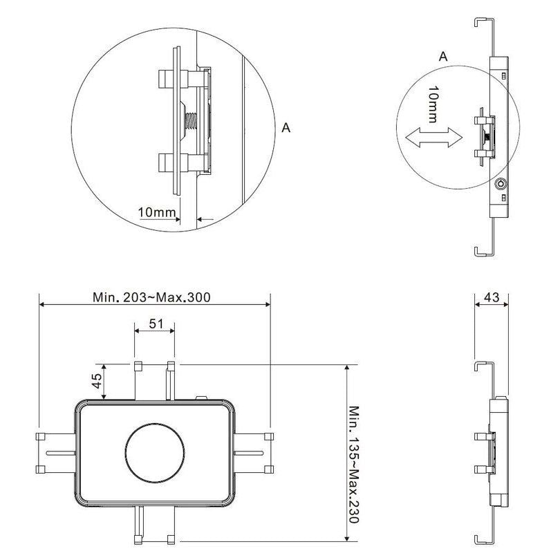 Multibrackets M Lockable Tablet Mount