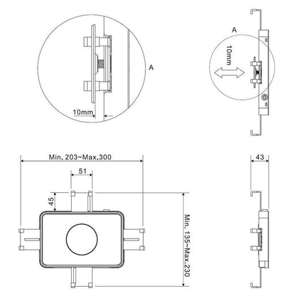 Multibrackets M Lockable Tablet Mount