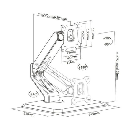 Multibrackets M Deskstand Touch Basic
