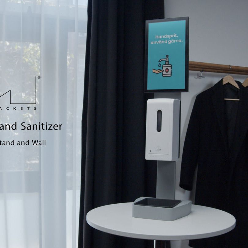 Multibrackets M Automatic Hand Sanitizer Wall