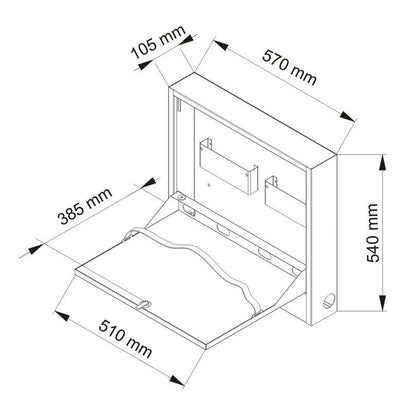 Multibrackets M Public Computer Security Cabinet Basic I