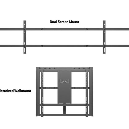 Multibrackets M Motorized Wallmount Dual Screen 160 kg Black SD