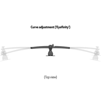 Multibrackets M VESA Desktopmount Triple Stand 15"-24" Expansion Kit