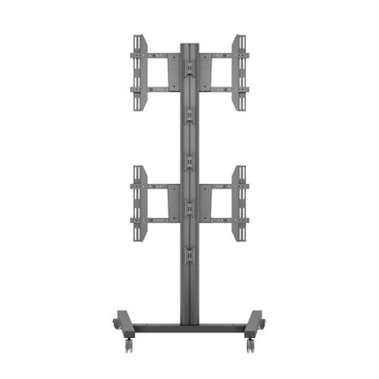 Multibrackets M Display Stand 180 Dual Vertical Black