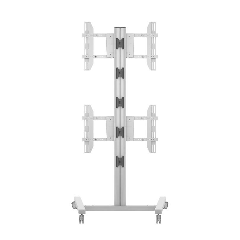 Multibrackets M Display Stand 180 Dual Vertical Silver