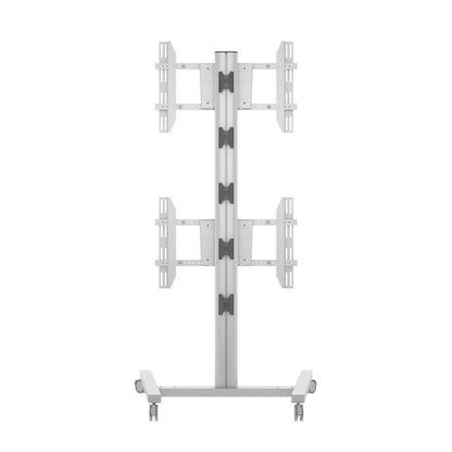 Multibrackets M Display Stand 180 Dual Vertical Silver