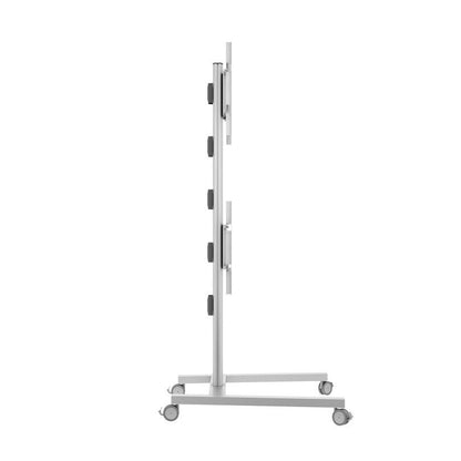Multibrackets M Display Stand 180 Dual Vertical Silver