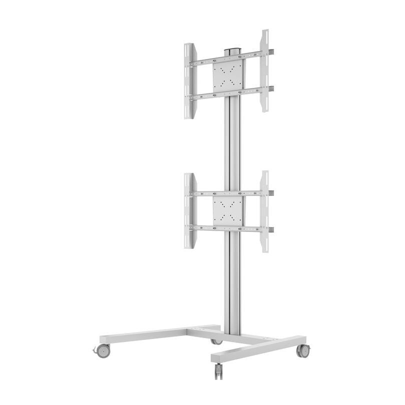 Multibrackets M Display Stand 180 Dual Vertical Silver