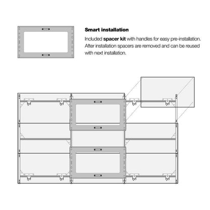 Multibrackets Pro Series Samsung LED WALL 6X6, Samsung IER-Series