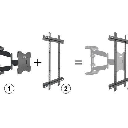 Multibrackets M VESA Flexarm Full Motion Single Portrait 400x600