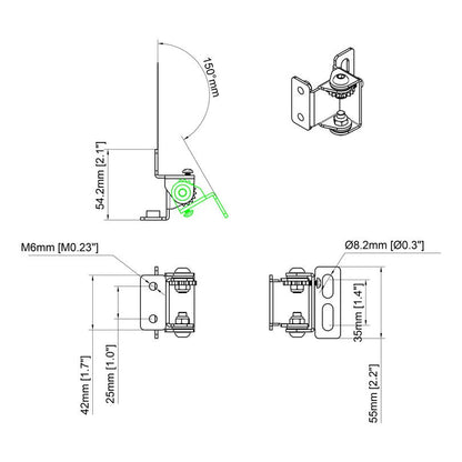 Multibrackets M Pro Series Curved Display Distance
