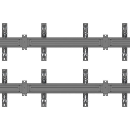 Multibrackets M Wallmount Pro MBW2Ux2 Push In Pop Out Black